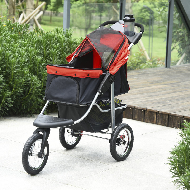 Pawhut Folding Standard Stroller Wayfair